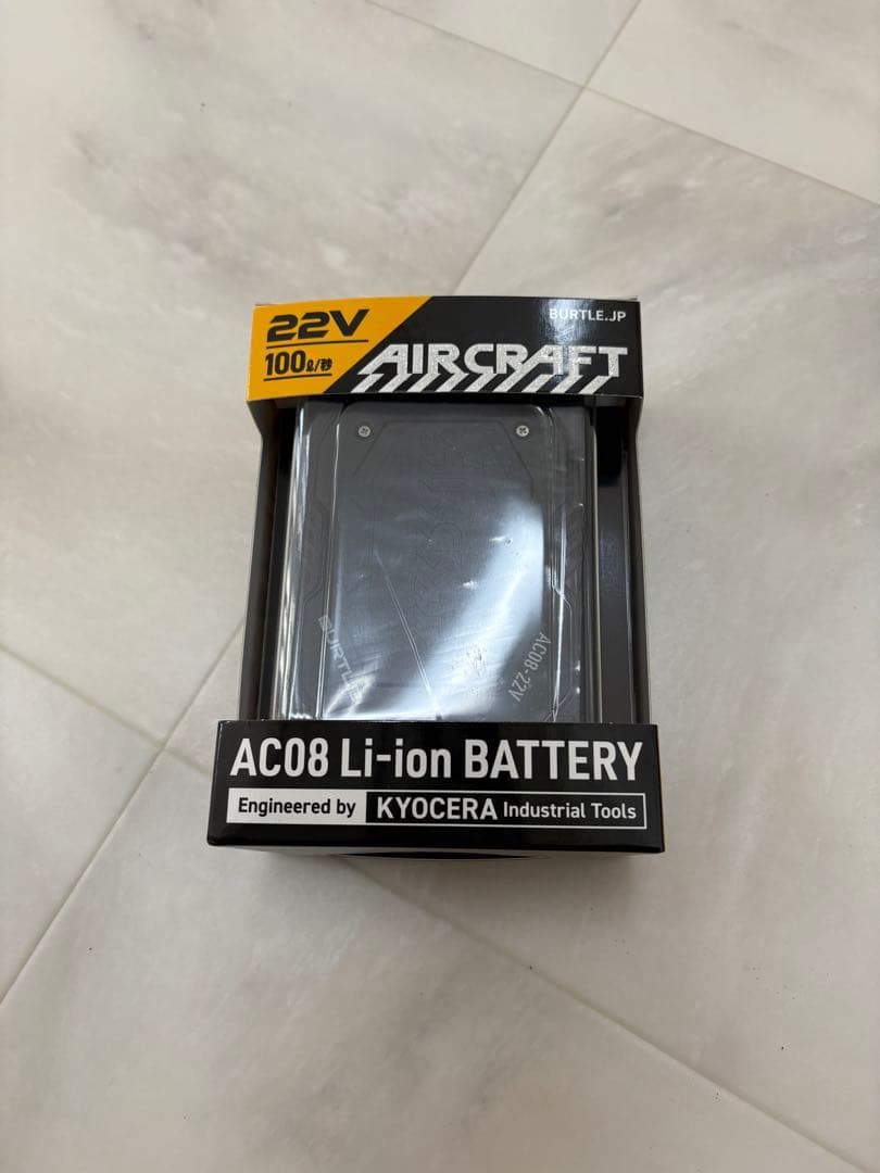 バートルAC08 リチウムイオンバッテリー 22V 新品 Amazon.co.jp: BURTLE バートル エアークラフト 2024年モデル 22V