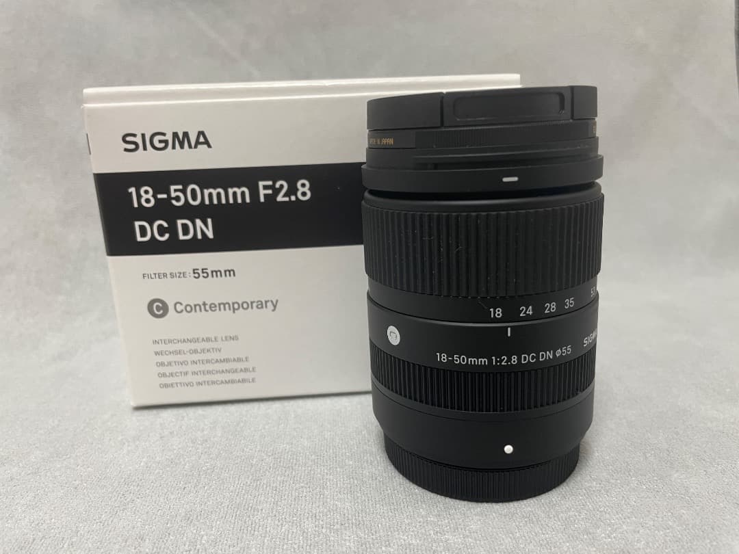 【美品】SIGMA 18-50mm f2.8 DC DN Xマウント　フィルタ付 交換レンズレビュー：SIGMA 18-50mm F2.8 DC DN | Contemporary
