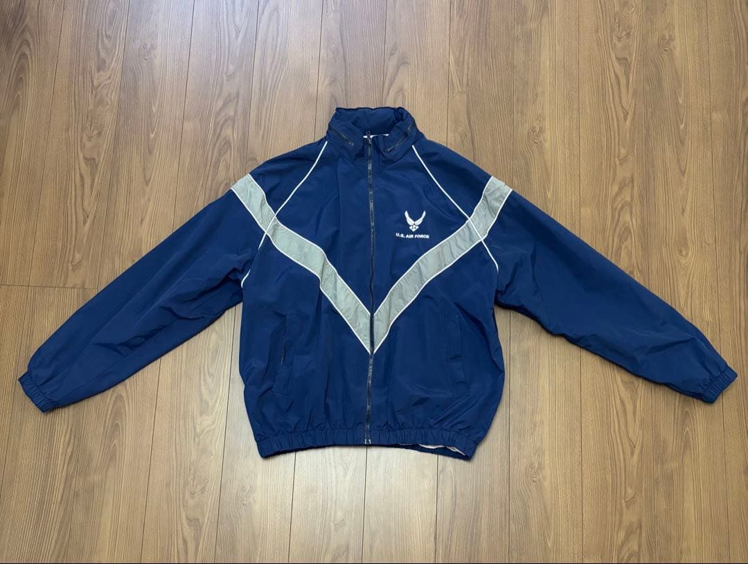 U.S. AIR FORCE トレーニングジャケット ネイビー 中古・古着通販】U.S.AIR FORCE (ユーエスエアフォース) トレーニング