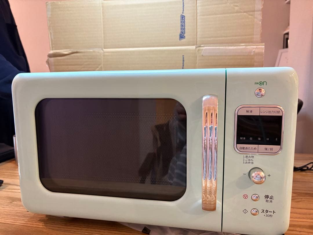 値下げ！！ダイウ 電子レンジ レトロスタイル DM-E25AM ミント - メルカリ