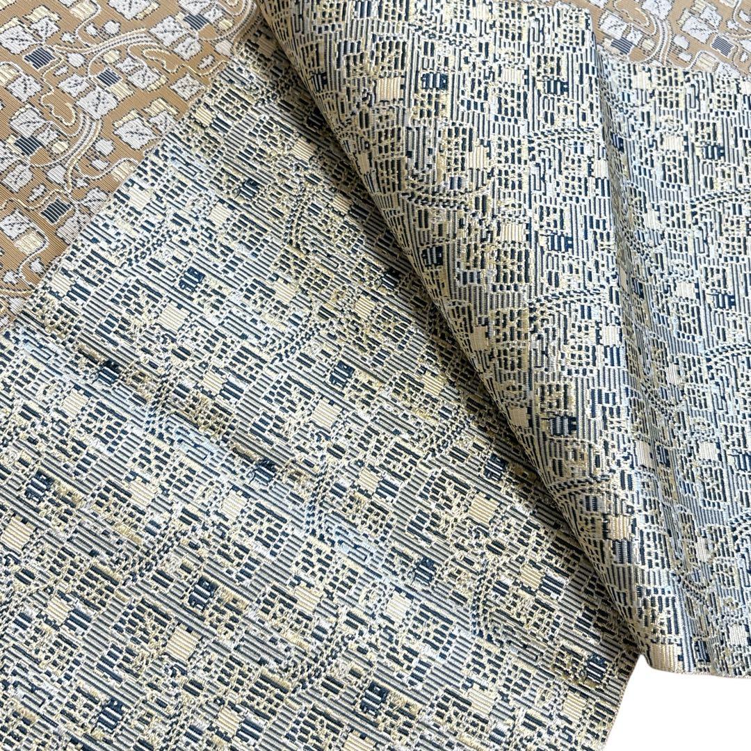 帯6078 ○蝋彩染作家 中嶋剛司 高級 正絹 名古屋仕立て 名古屋帯