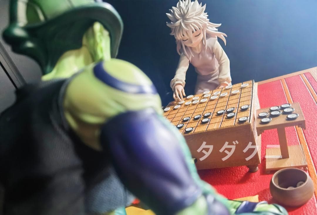 HUNTER×HUNTER メルエム コムギ 軍儀 ガレージキット フィギュア