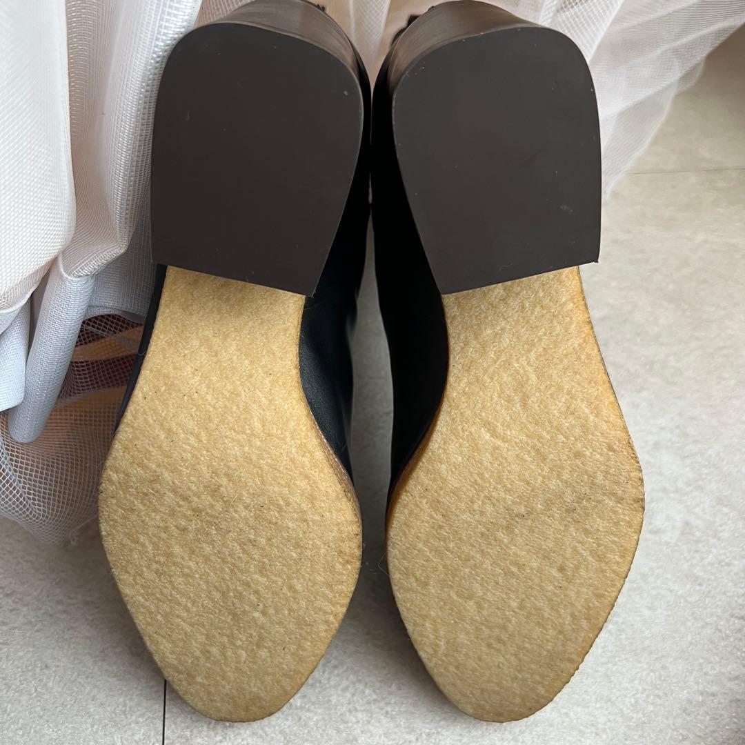 美品 トッズ　サイドゴア レザー ブーツ 24cm 24.5cm レディース