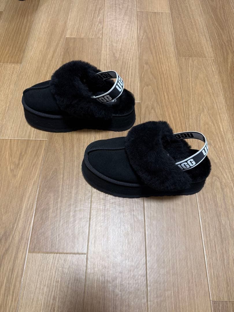 【UGG】Funkette Black 24.0cm※箱無し