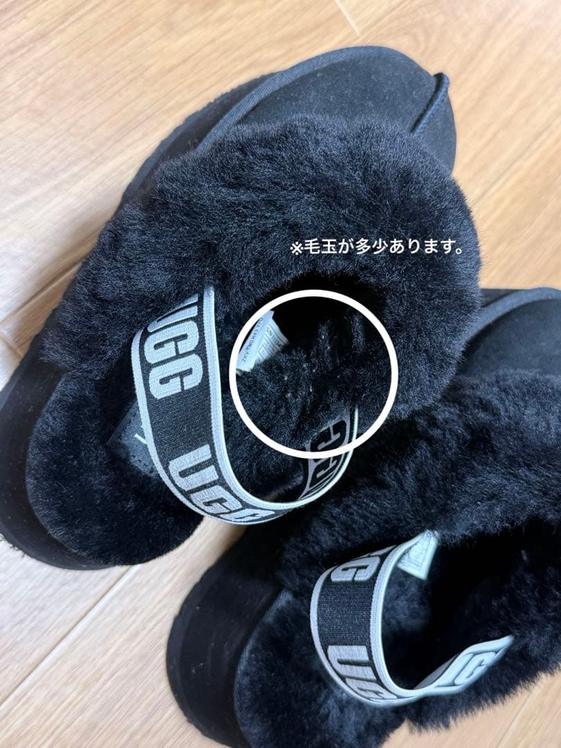 【UGG】Funkette Black 24.0cm※箱無し