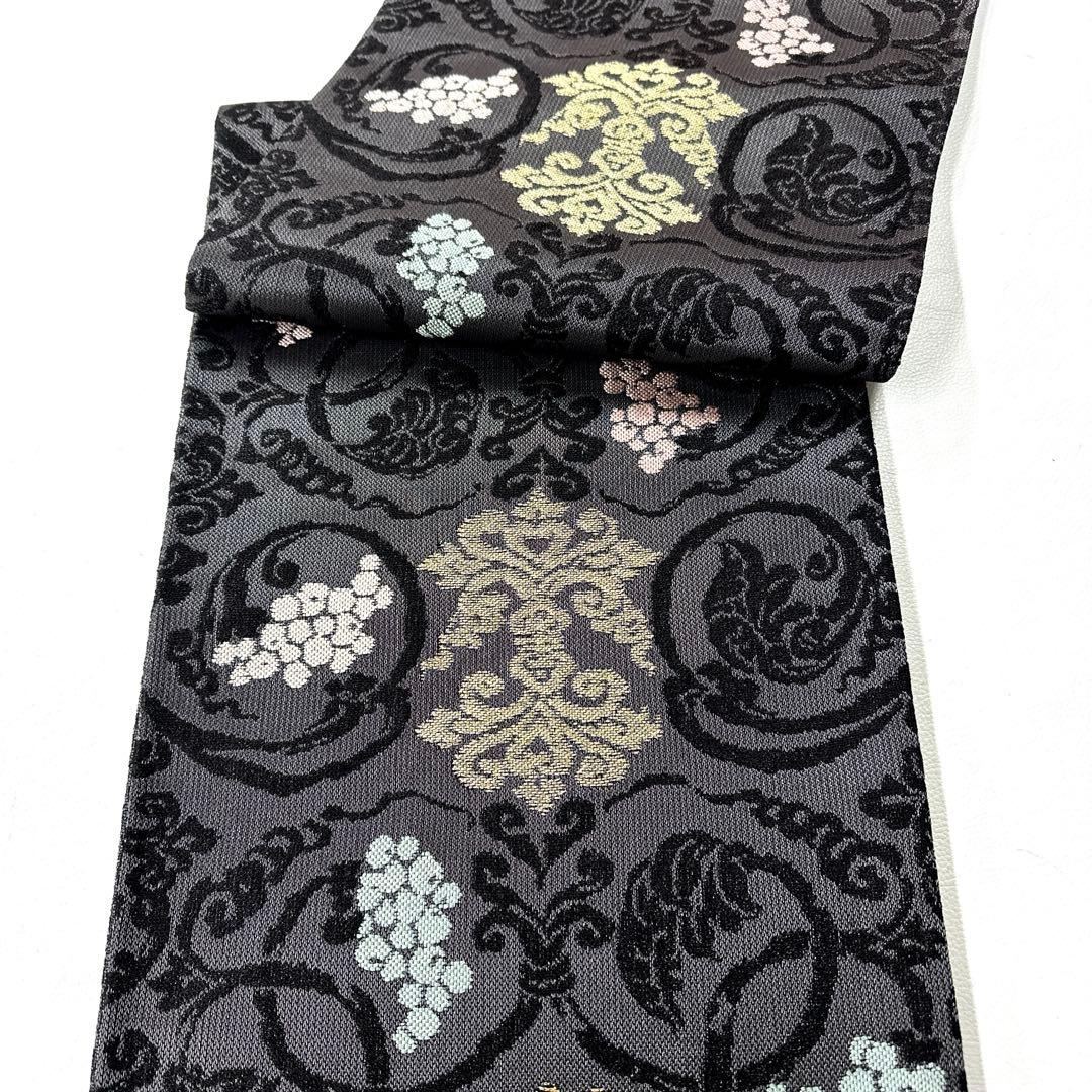 専用帯4718 ○きたむら謹製 高級 正絹 六通 袋帯 華文 花文 - メルカリ