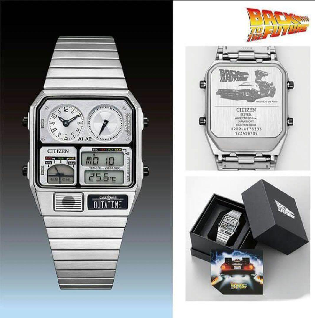 [300本限定] シチズン アナデジテンプ バックトゥザフューチャー シチズン「アナデジテンプ」腕時計、『バック・トゥ・ザ・フューチャー