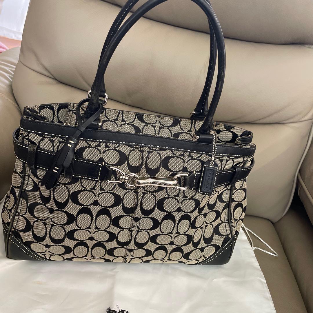 希少♡COACH♡ハンドバック正規品 コーチ アウトレット COACH ハンドバッグ レディース ブラック CH297