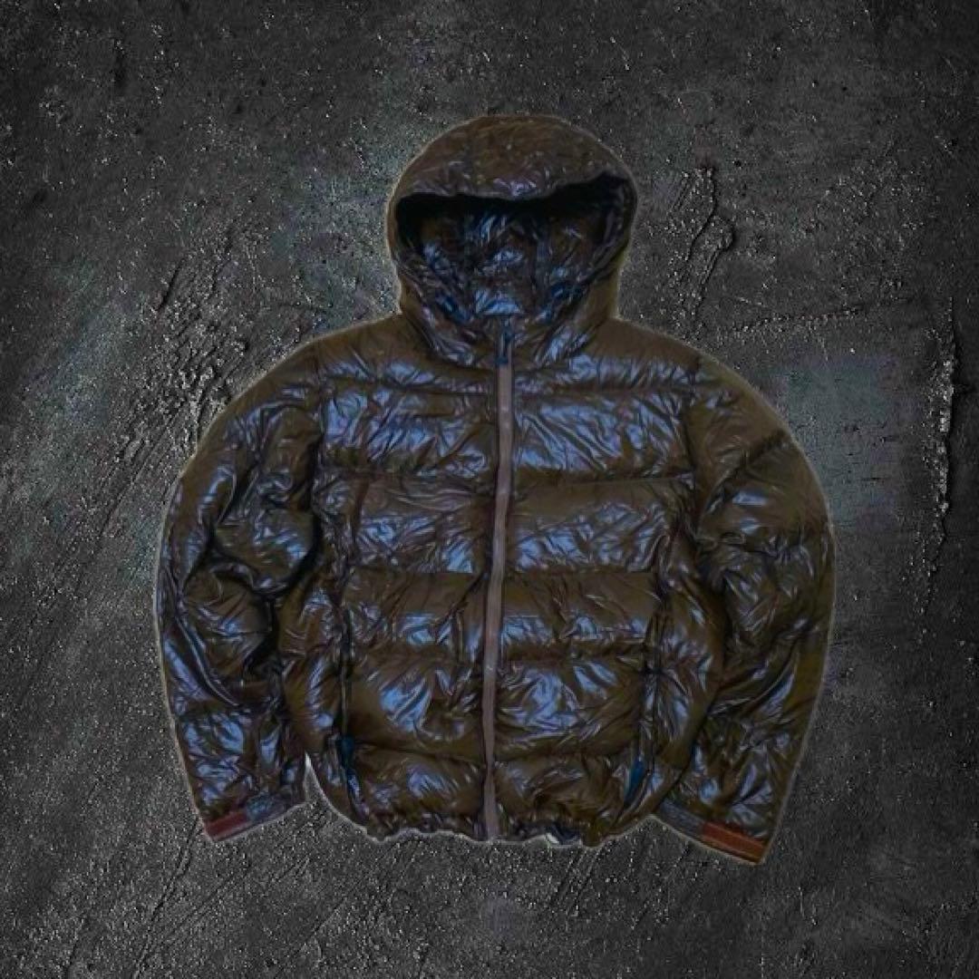 00s Columbia アルパインダウンパーカー クレイターレイク 短丈 光沢