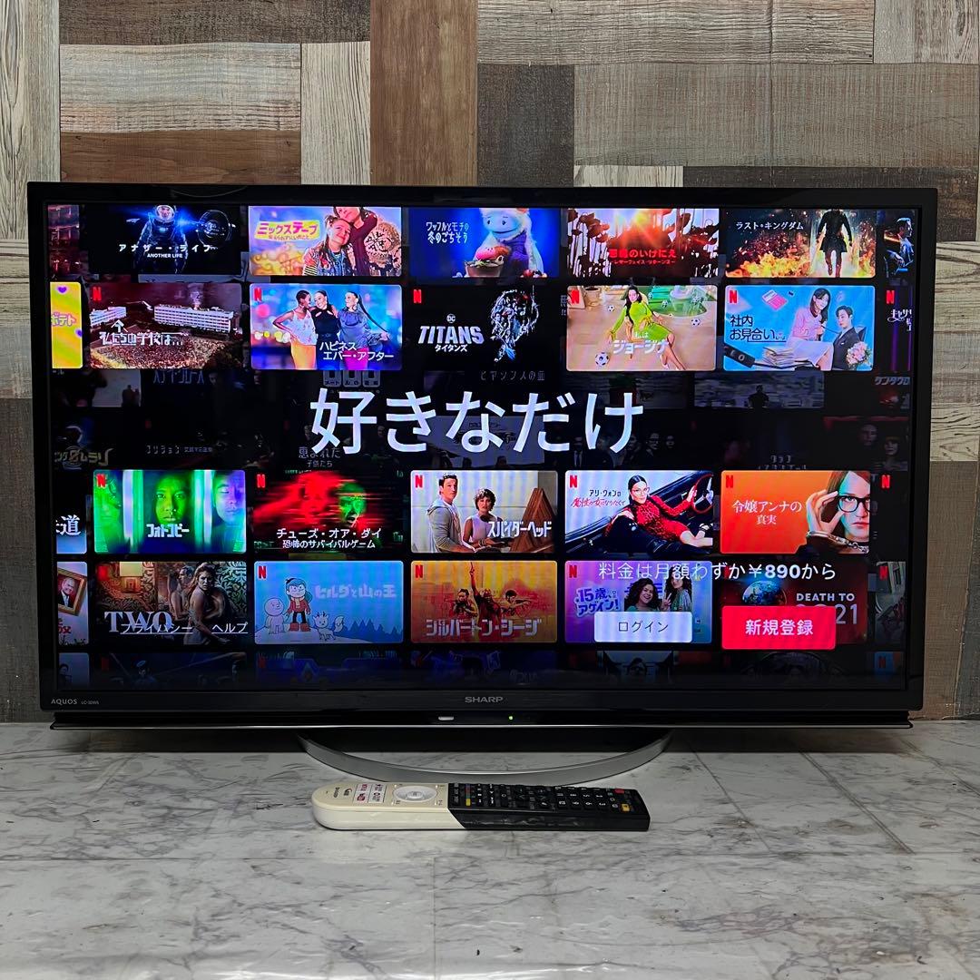 即日受渡❣️全国送料込シャープ32V型テレビ YouTube○Netflix○ テレビ 32インチ ハイビジョン 3波Wチューナー Android搭載 Youtube