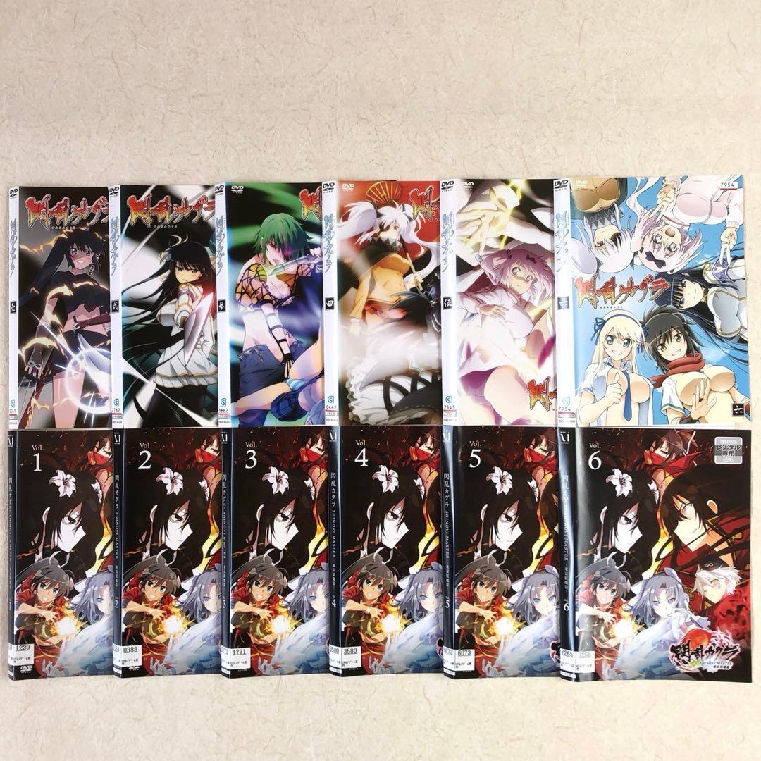 閃乱カグラ 6巻＋東京妖魔篇 6巻 全１２巻 DVDレンタル落ち