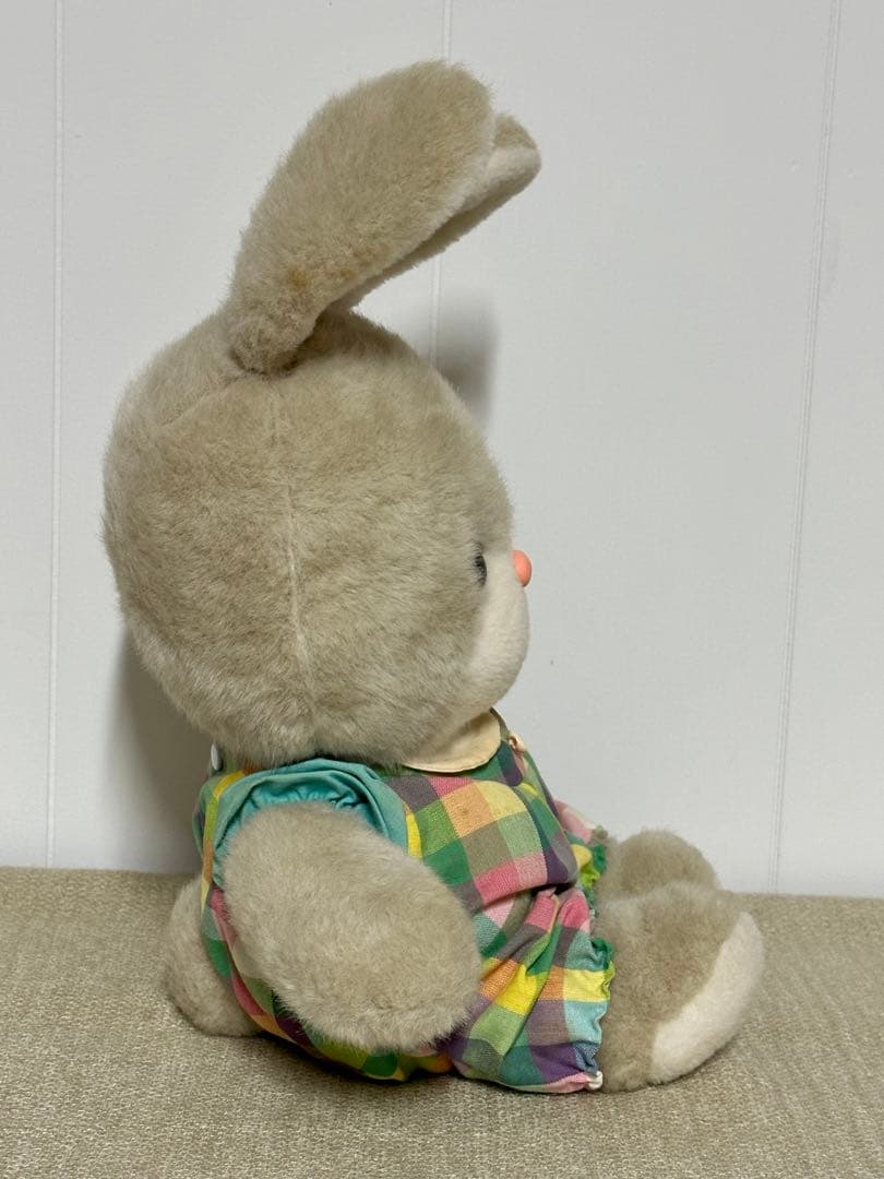 希少！当時物 吉徳 旧タグ うさぎ ぬいぐるみ 昭和レトロ レア！兎