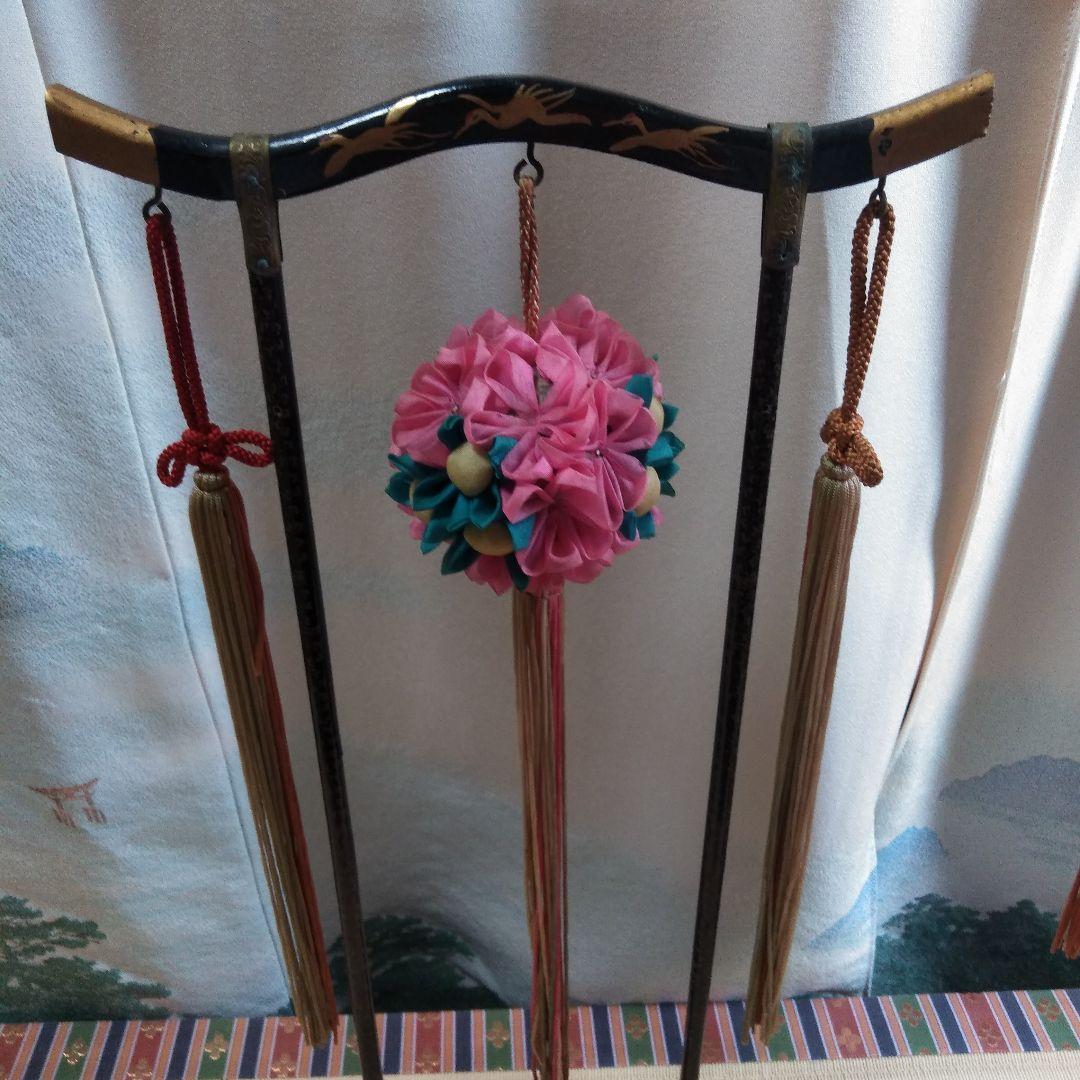 楽天市場】雛人形 つまみ細工の通販 古Aー5 雛飾り 吊りくす玉飾り