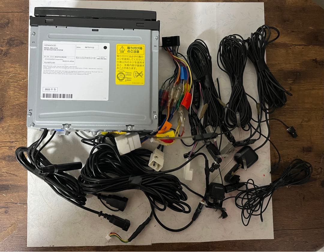 KENWOOD MDV-S708 2022 バックカメCMOS-C230 {H}