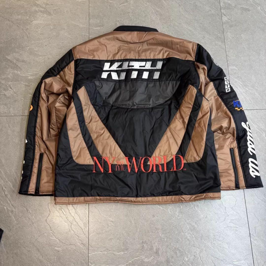 Kith スタジャン Mサイズ ブラウン/ブラック - メルカリ