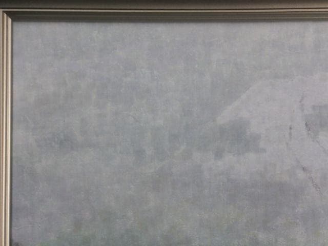 扇 敏之 落款印譜 共シール『富士展望』日本画 岩絵具彩色 10号 0801D