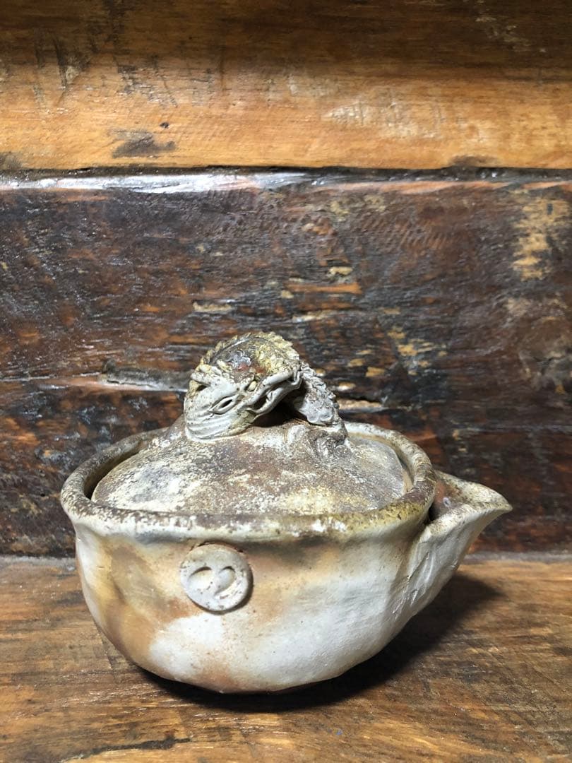 宝瓶　閑山　煎茶 信楽焼 宗陶苑作 煎茶宝瓶 窯変薄紫 [東山堂煎茶器店 オンライン