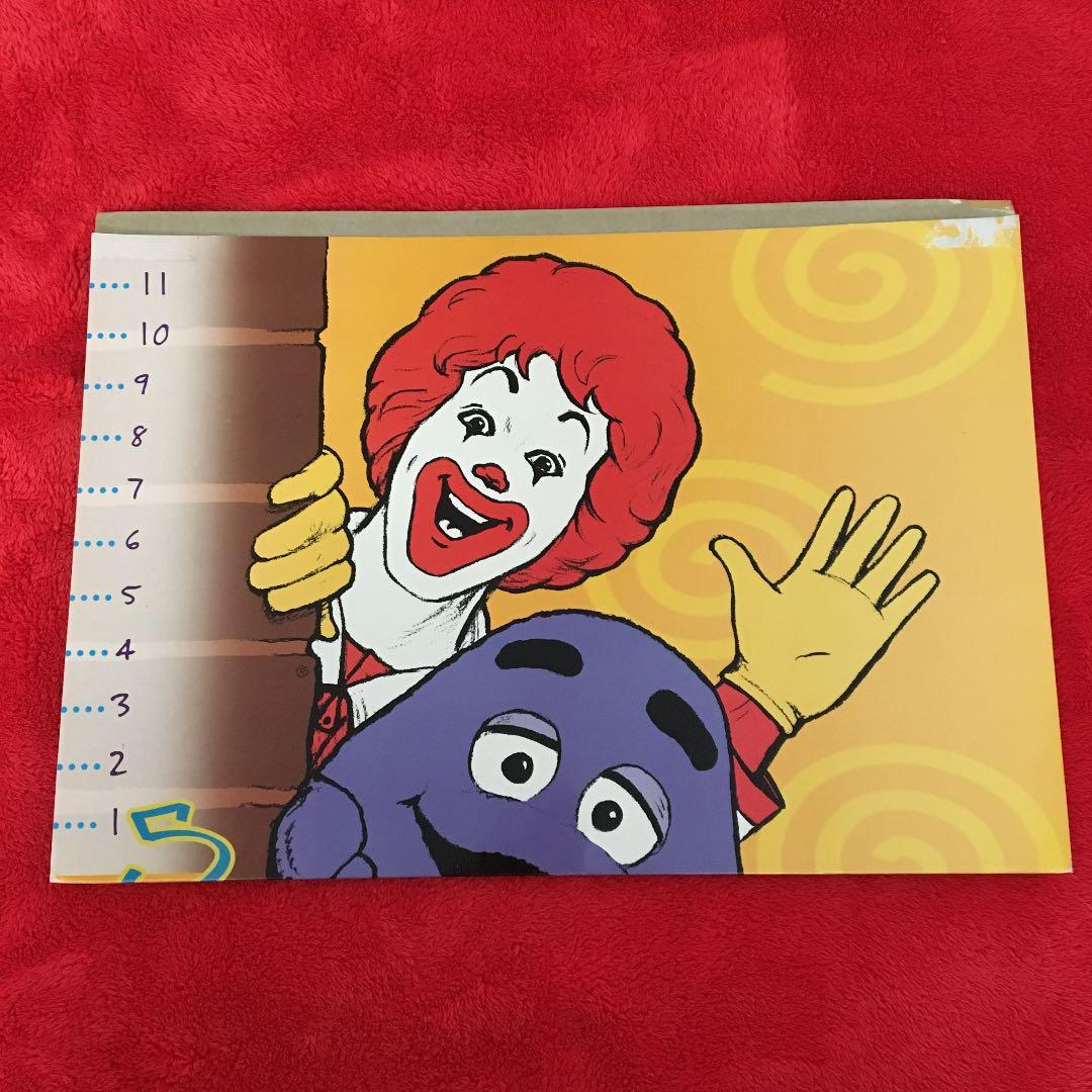 マクドナルド 身長計 ドナルド ハンバーグラー グリマス バーディ