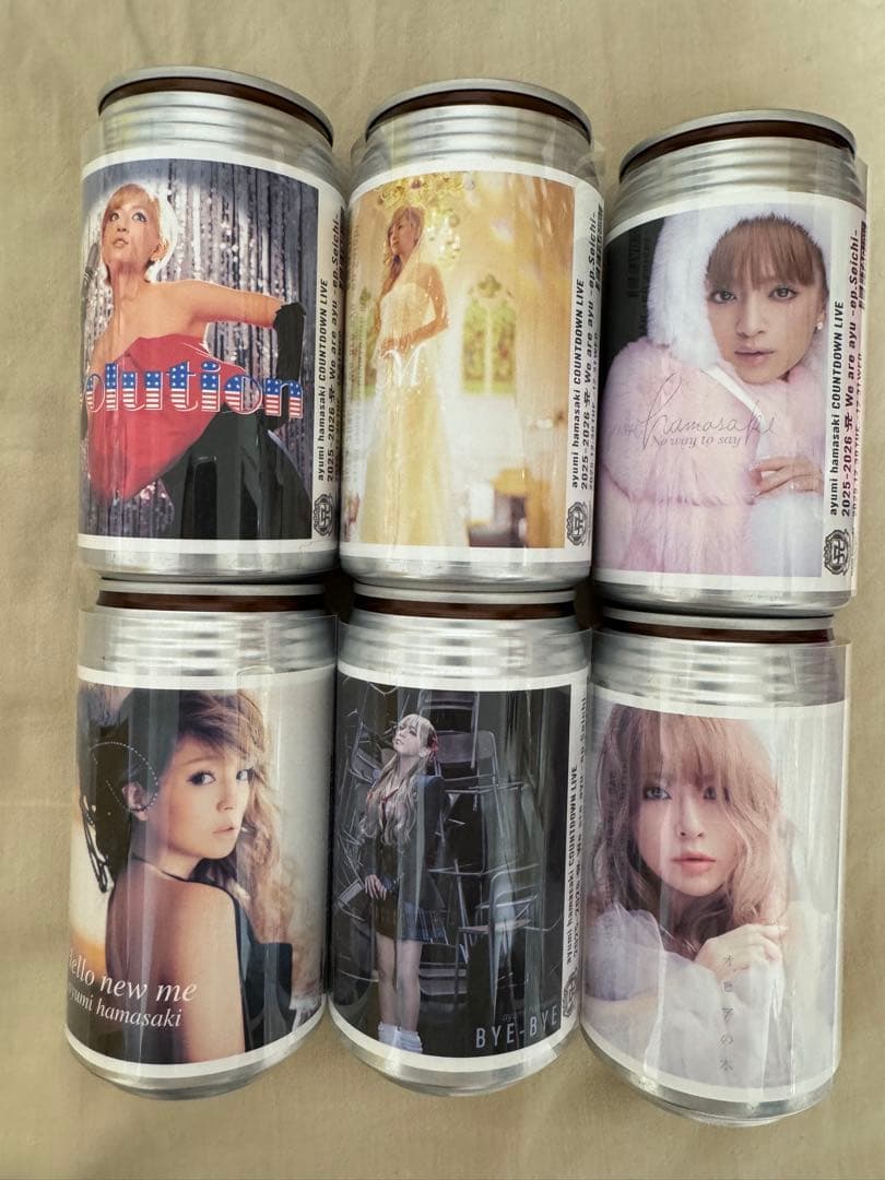 浜崎あゆみ オリジナルラベル缶 ayu缶 烏龍茶 6個セット - メルカリ