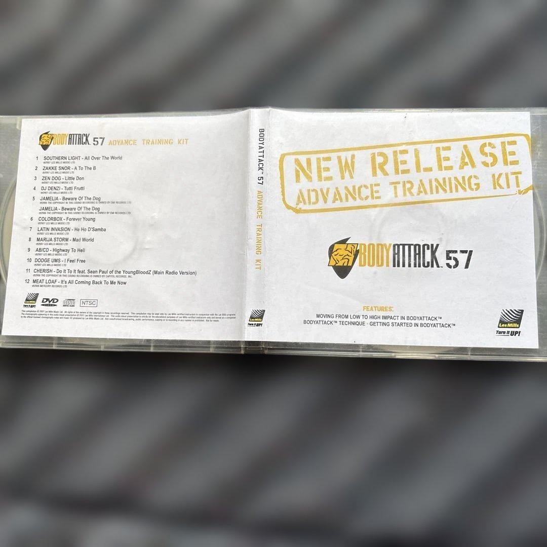 レズミルズ　ボディアタック　CD、DVD