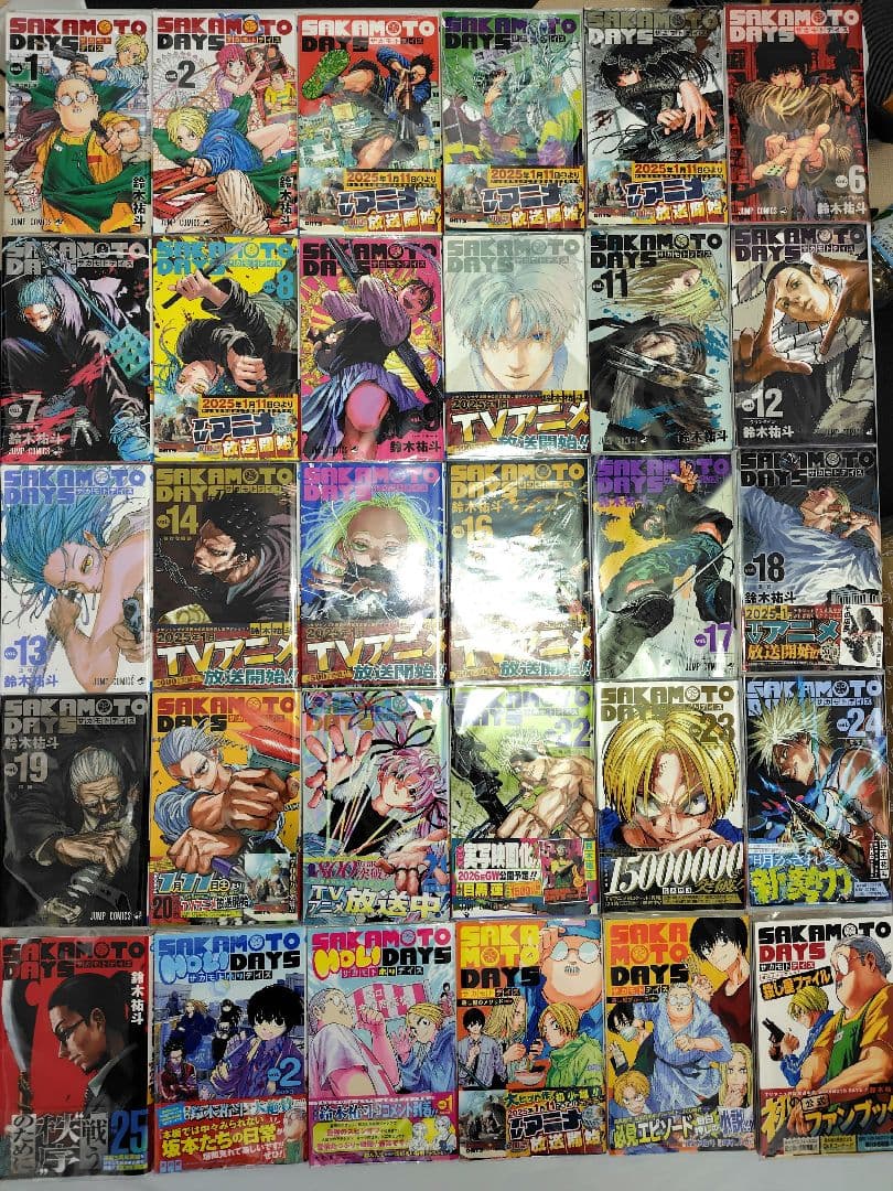 サカモトデイズ1〜25巻セット　小説2冊　サカモトホリデイズ2冊　殺し屋ファイル 楽天市場】SAKAMOTO DAYS サカモトデイズ 1巻～25巻（最新）コミック