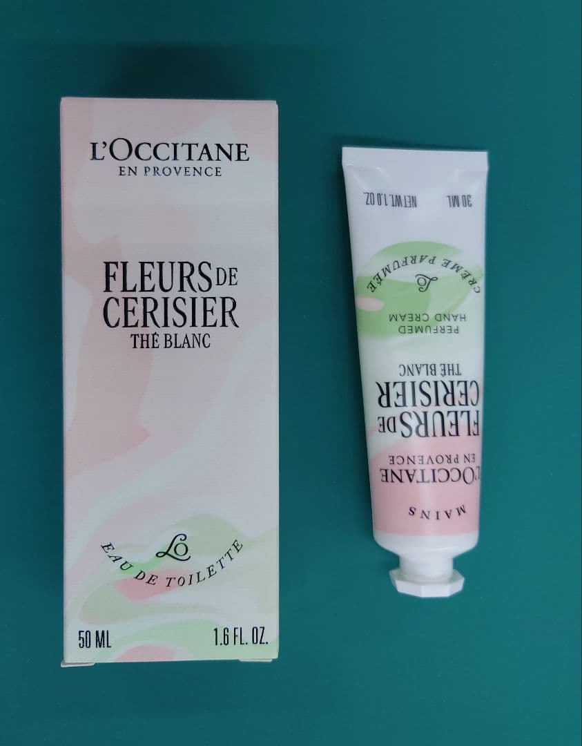 新品・未使用】ロクシタン テ・ブラン サクラ オードトワレ＋ハンド