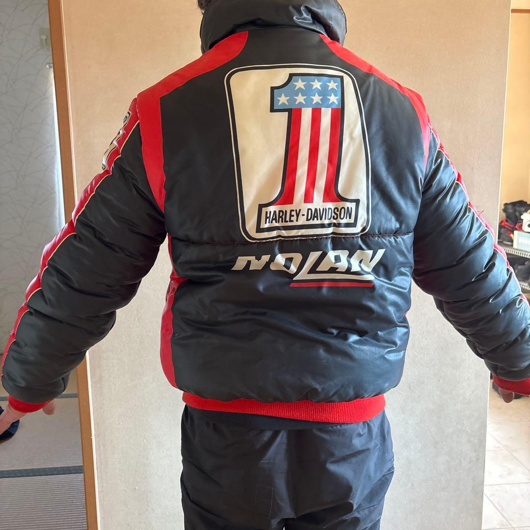 Harley-Davidson NOLAN ジャケット レッド/ブラック - メルカリ
