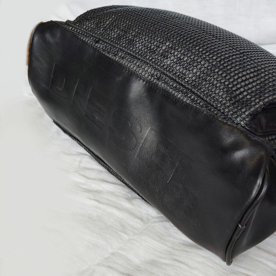 DIESEL】本革 メッシュ 2way ビジネスバッグ A4 収納可