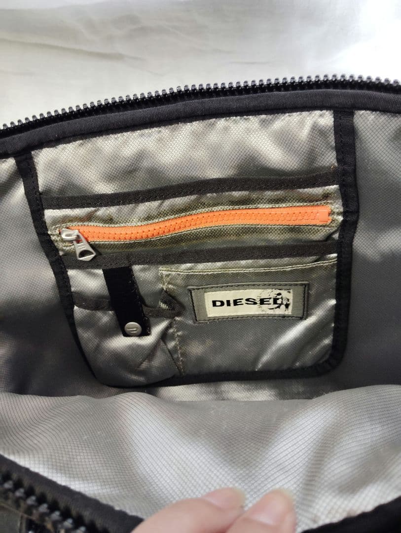 DIESEL】本革 メッシュ 2way ビジネスバッグ A4 収納可