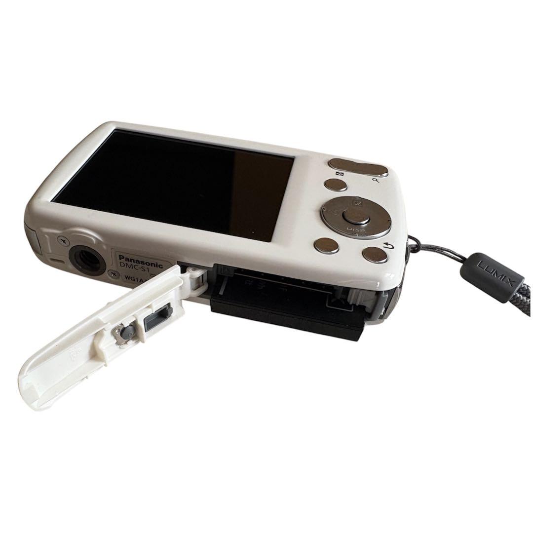 美品】Panasonic LUMIX DMC-S1 ホワイト動作 - メルカリ