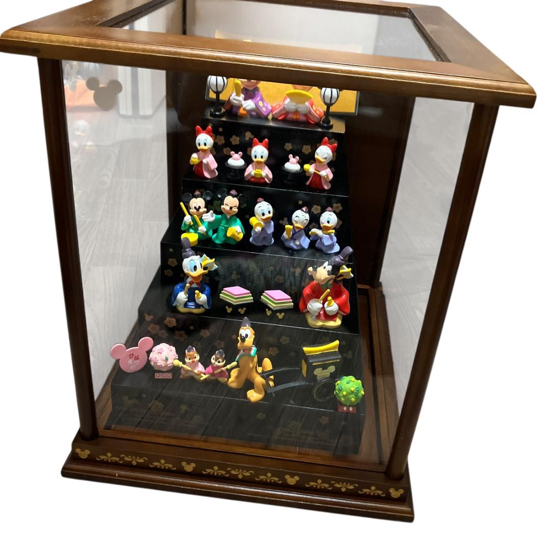 ベルメゾン ひな人形 ケース入り 雛飾り ディズニー 五段飾りケース