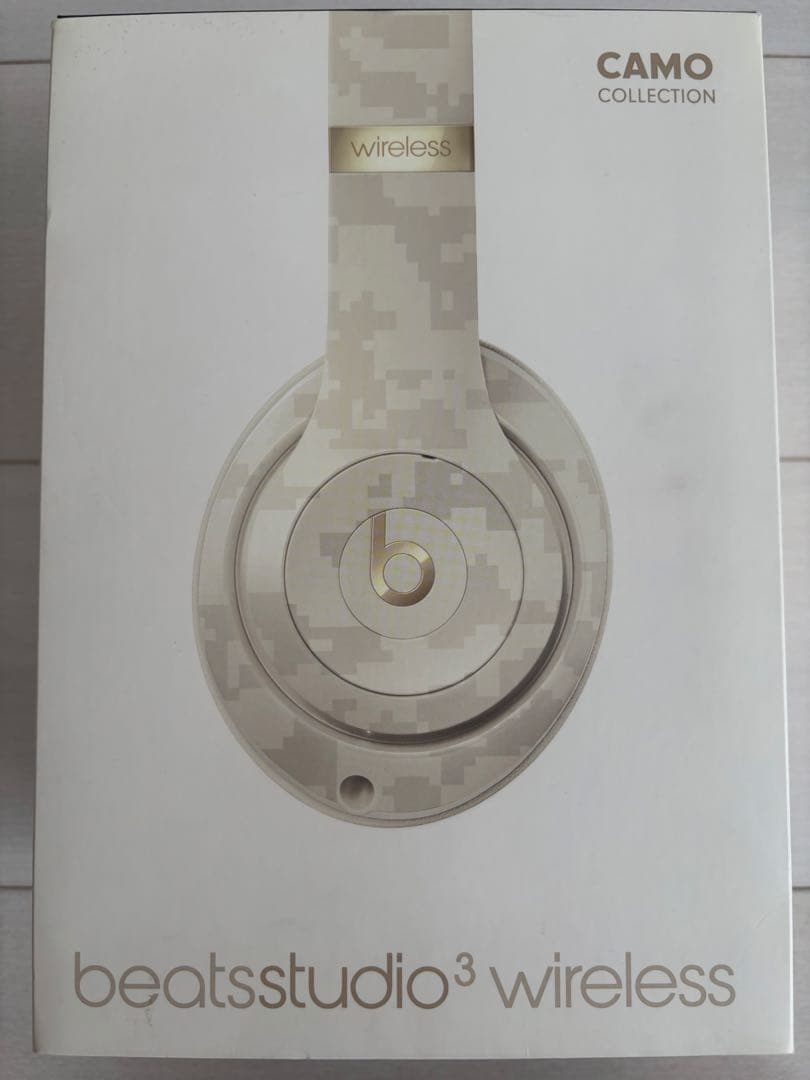 【レア•美品】Beats Studio3 迷彩 イヤーパッド交換済み レア》Beats Studio3 Wireless カモ柄 迷彩 サンド - メルカリ
