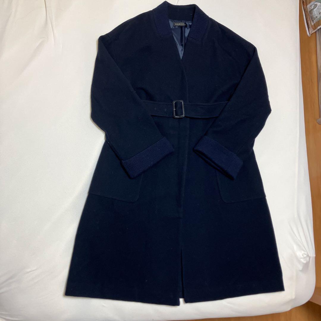 DAMA collection ロングコート ネイビー 13号 新品未使用！ - メルカリ