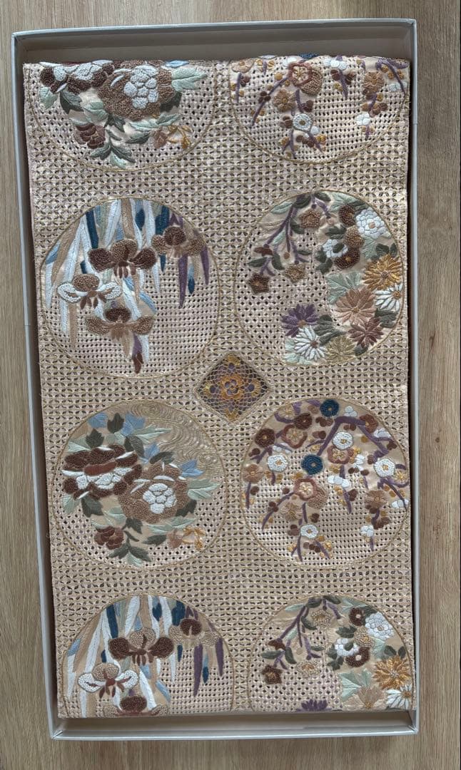 帯 Cross Rainbow スワトウ刺繍 - メルカリ