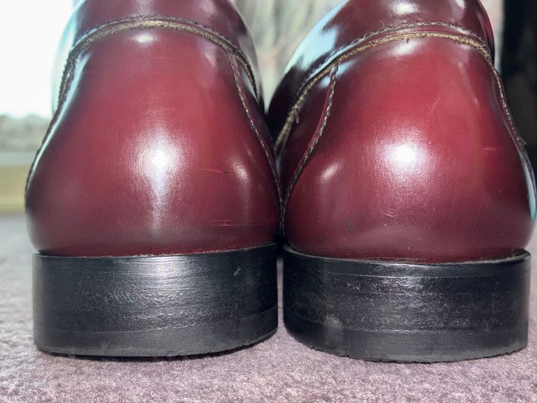 【値下相談可】GHBASS LARSON　バーガンディ US7.5 25.5cm