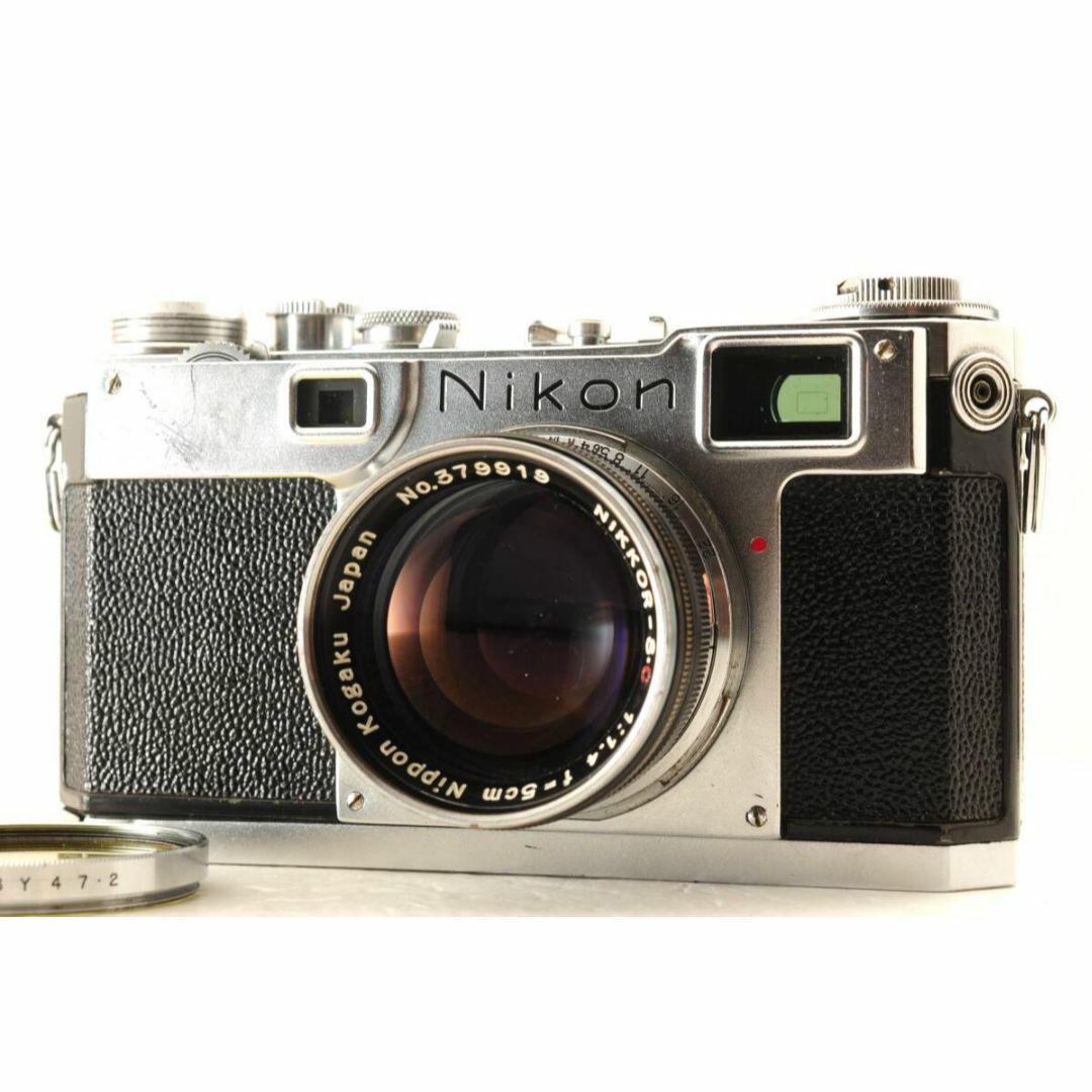 Nikon S2 NIKKOR-S・C 1:1.4 5cm レンジファインダー ニコン Nikon S2 35mm レンジファインダー フィルムカメラ/ Nikon