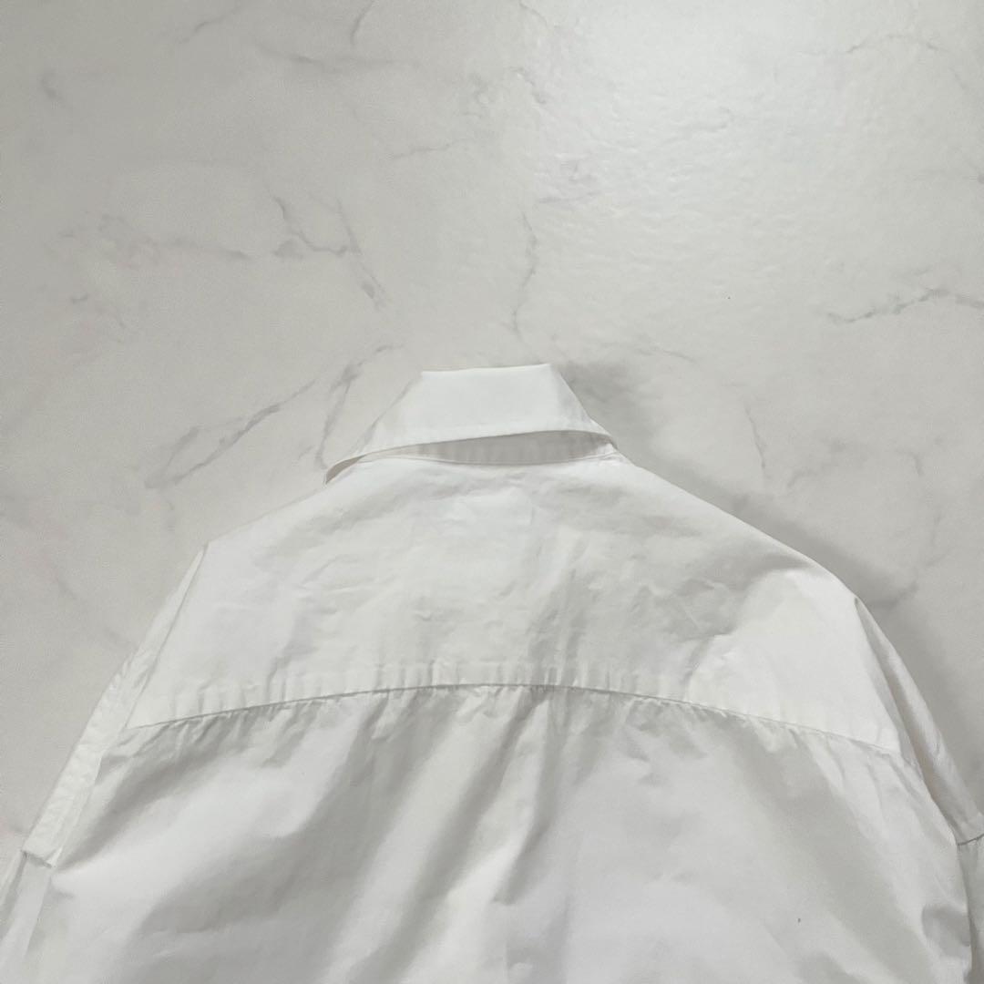 美品 マディソンブルー J.BRADLEY B刺繍 長袖シャツ 白 01サイズ