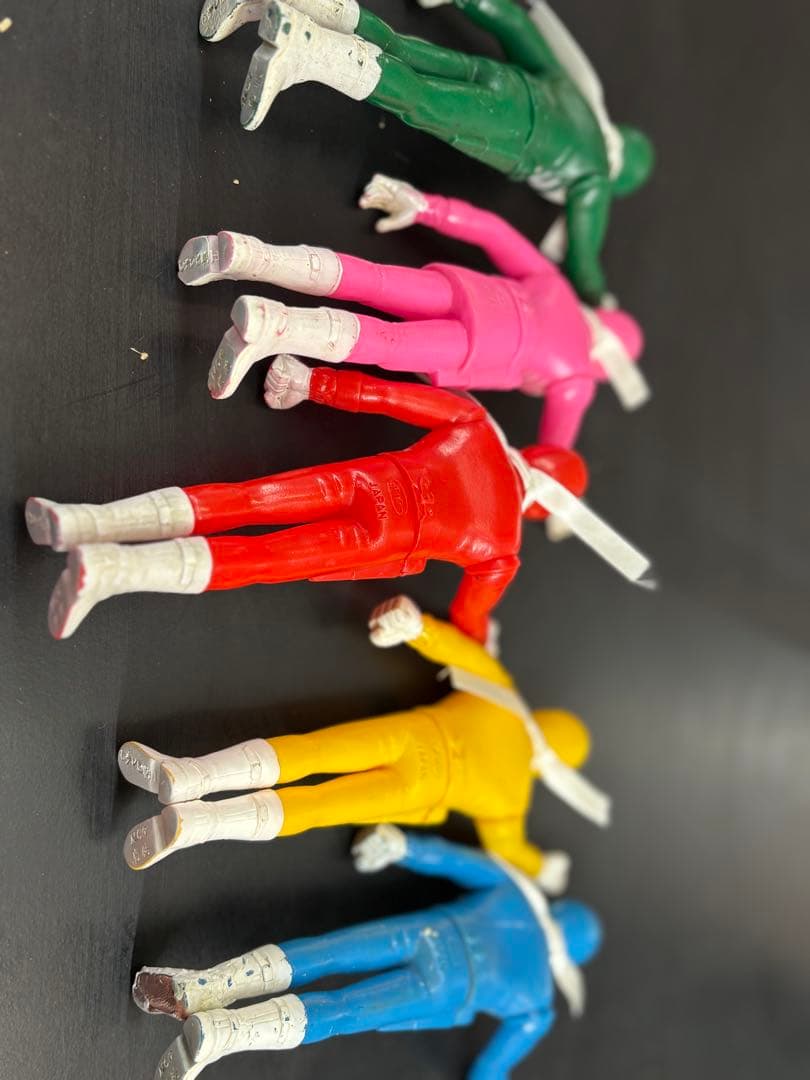 ヤ*読様 当時物 ポピー デンジマン ソフビ 5体 - メルカリ