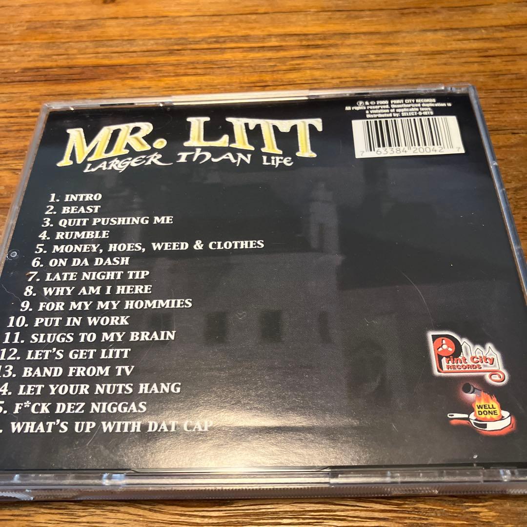 Mr. Litt Larger Than G-Rap G-Luv RARE OG - メルカリ