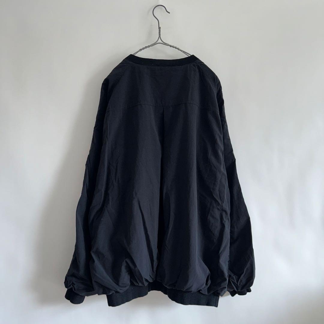 90s カナダ製 NIKE シカゴブルズ ナイロンプルオーバー NBA ブラック