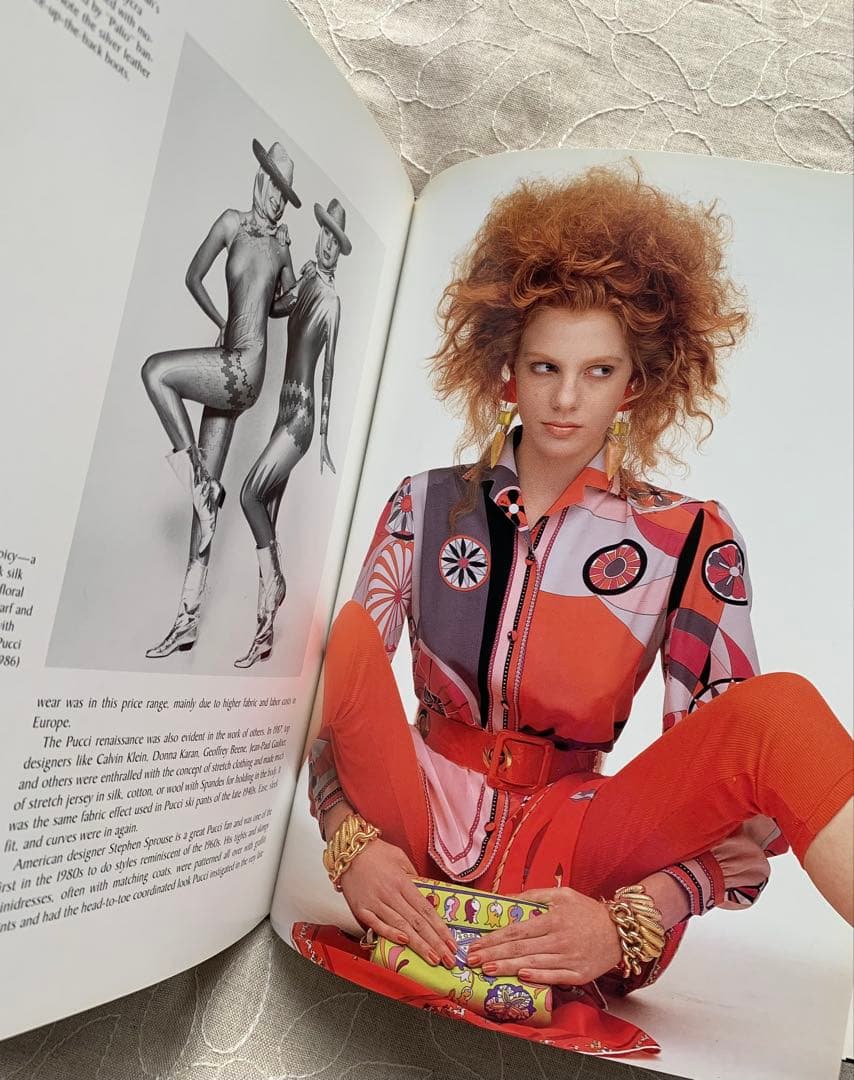 エミリオ・プッチ ファッションブック 1991年 ファッション写真