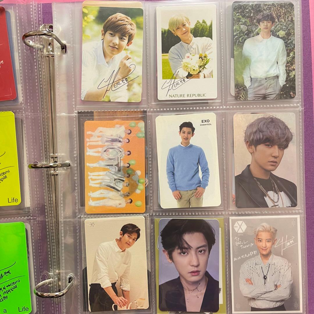 EXO チャニョル セフン チェン トレカ バインダーセット まとめ 値下げ