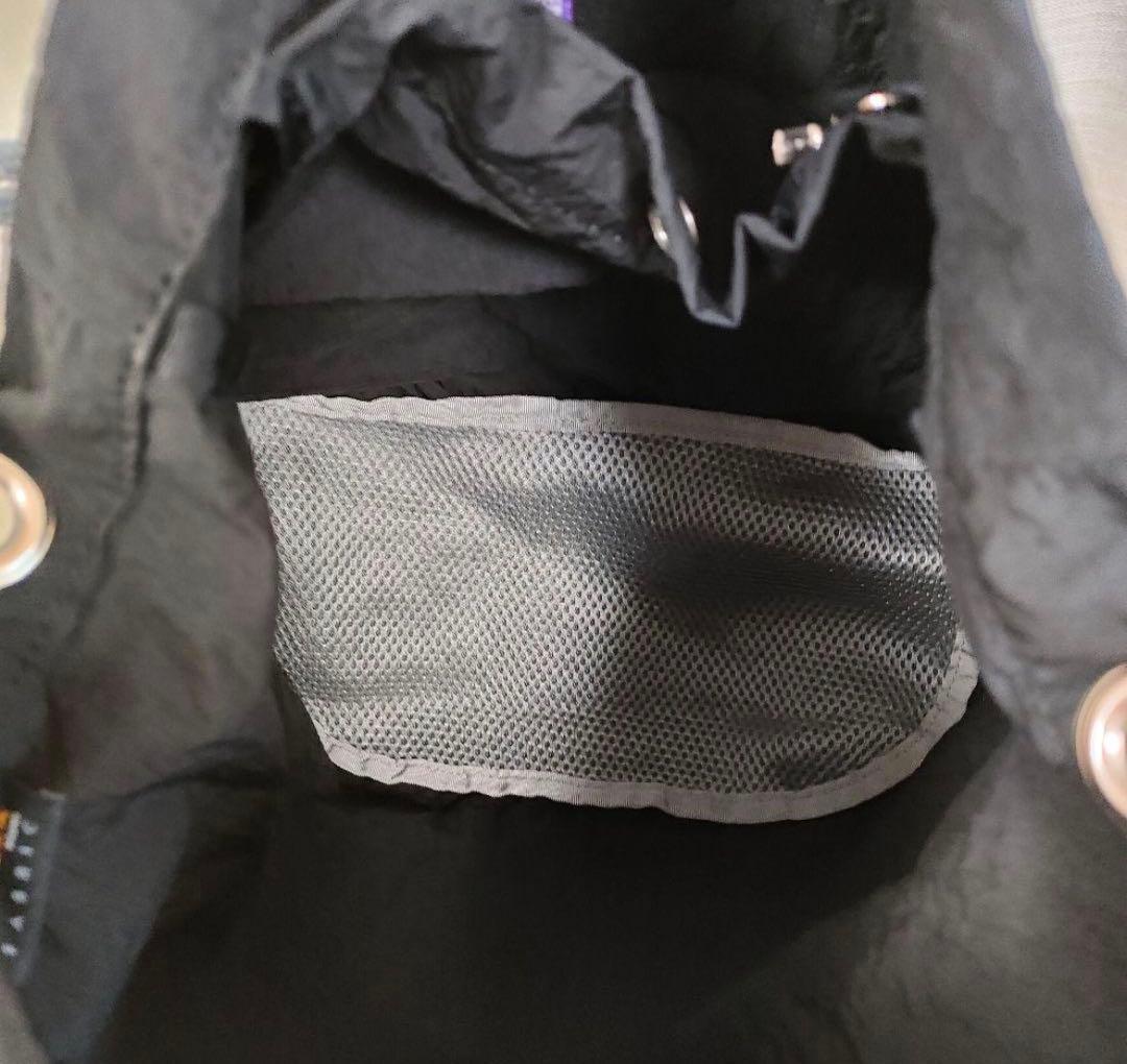 ノースフェイスパープルレーベル ラウンジリユーザブルバッグ 黒