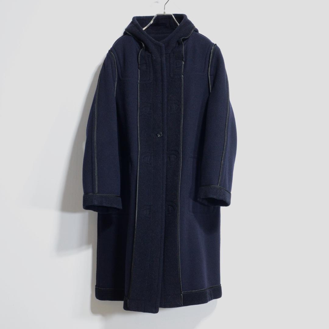 超極上品 ムーアブルック ブルックスブラザーズ 杢ネイビー ダッフル