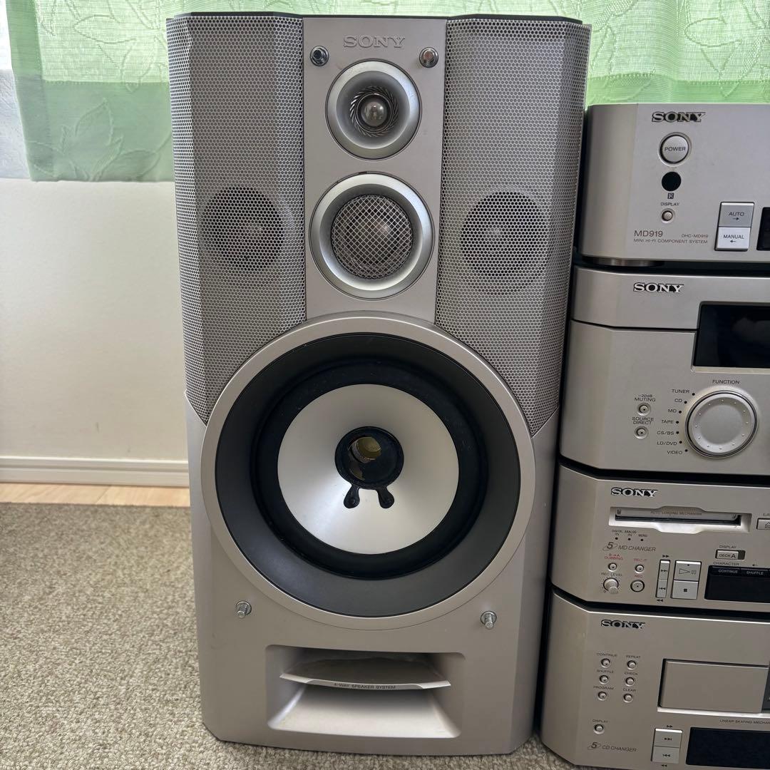 ジャンク】SONY DHC-MD919 Pixy システムコンポ①