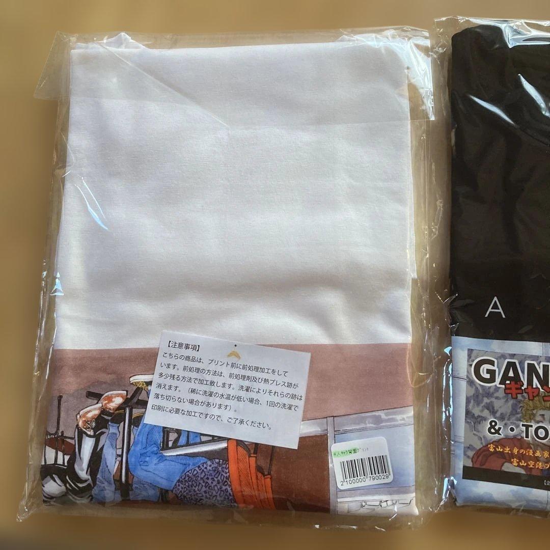 LLsize】ギャングキング 富山空港限定 Tシャツ 黒白 GANGKING