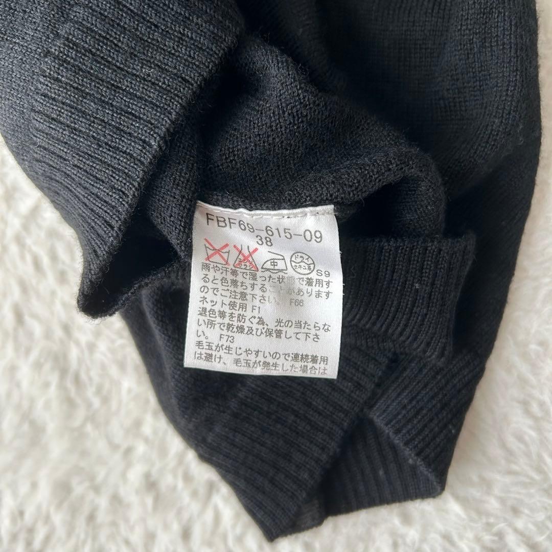 バーバリー ブルーレーベル カーディガン ホースロゴ 刺繍 ノバ