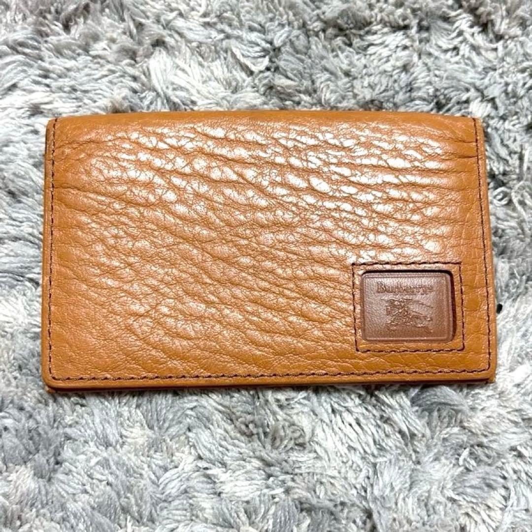 Burberrys バーバリー 名刺入れ カードケース レザー ブラウン - メルカリ