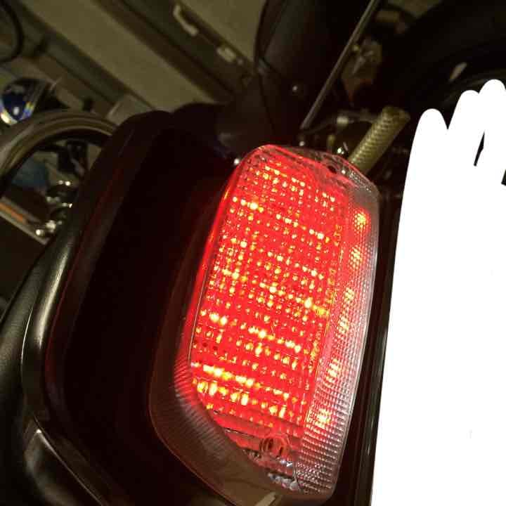 ゼファー400 純正テールランプ クリアLED - メルカリ