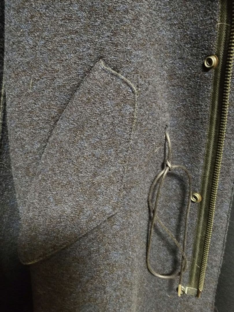 低 価格ファッション - 【美品】BOB ダークブルー フード付きダッフル